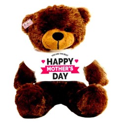 2 feet big brown teddy bear wearing YOU ARE THE BEST Happy Mothers Day T-shirt